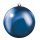 Boule de Noël bleu 6 pièces / blister en plastique ignifugé en B1 Color: bleu Size: Ø 8cm