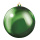 Boule de Noël vert 6 pièces / blister en plastique ignifugé en B1 Color: vert Size: Ø 8cm