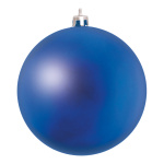 Weihnachtskugel-Kunststoff  Größe:Ø 6cm,  Farbe: mattblau