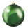 Weihnachtskugel      Groesse:Ø 10cm    Farbe:grün   Info: SCHWER ENTFLAMMBAR