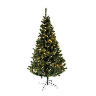 Noble fir tree "Deluxe" with 1050 tips 500 LED IP44 - Material: for outdoor use - Color: green/warm white - Size: 240cm