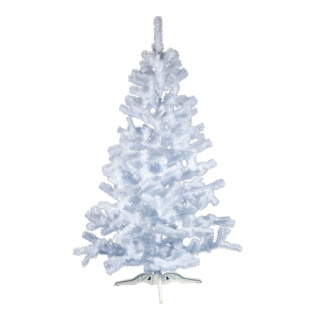 Sapin de Noël avec support 157 tips  Color: blanc Size: 150cm X Ø95cm