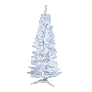 Sapin de Noël avec support mince 247 tips  Color: blanc Size: 180cm X Ø76cm
