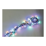 Light chain 100 LEDs Ø 8mm IP44 plug for outdoor...