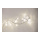 PVC light chain with 50 LEDs IP20 plug for indoor 20x connectable - Material: 15m supply cable 220-240V - Color: white/warm white - Size: 500cm