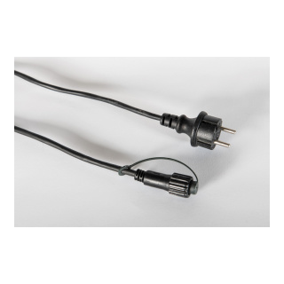 Power cable made of rubber - Material: European plug - Color: black - Size: 150cm