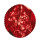Folienkugel, faltbar, Metallfolie, Größe:Ø 40cm,  Farbe: rot   Info: SCHWER ENTFLAMMBAR
