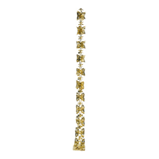 Foliengirlande faltbar, mit Hänger Größe:270cm, Ø20cm,  Farbe: gold