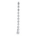 Foliengirlande faltbar, mit Hänger     Groesse:270cm, Ø20cm    Farbe:silber