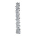 Foliensterngirlande »Deluxe« faltbar, mit Hänger     Groesse:270cm    Farbe:silber