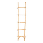 Wooden ladder with 5 rungs     Size: 180x40cm    Color:...
