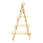 Wooden rack foldable with 3 shelves - Material:  - Color:...