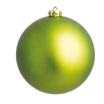 Weihnachtskugel-Kunststoff  Größe:Ø 8cm,  Farbe: hellgrün...