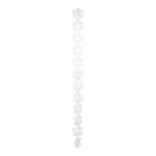 Snowflake garland  - Material: 12 snowflakes 17cm - Color: white - Size:  X 200cm
