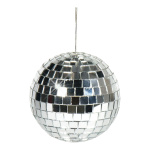 Mirror ball silver  - Material: styrofoam with glass...