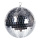 Spiegelkugel Styropor, mit Spiegelplättchen     Groesse:500g, Ø 20cm    Farbe:silber