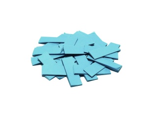 TCM FX Slowfall Confetti rectangular 55x18mm, light blue, 1kg