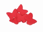 TCM FX Slowfall Konfetti Schmetterlinge 55x55mm, rot, 1kg