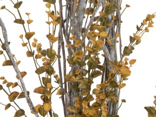 Eukalyptuszweig, künstlich, gelb-grün, 110cm