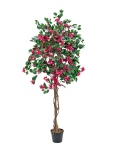 Bougainvillea, Kunstpflanze, rot, 150cm