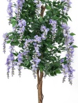 EUROPALMS Wisteria, artificial plant, purple, 150cm