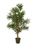 Oleanderbaum, Kunstpflanze, weiß, 120 cm