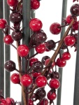 EUROPALMS Berry garland mixed, artificial, 180cm, red