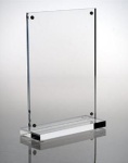 Acrylglas-Magnetrahmen Bilderrahmen - Tischaufsteller A4...