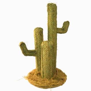 Esparto Kaktus 3 stämmig 75x40 cm Farbe olive/braun kunstvoll hangeflochtenes Naturprodukt aus Naturfasern