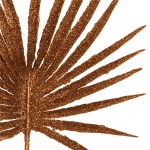 Glitter Zweig Palm 10 Stück Farbe: Kupfer Größe: 40x22