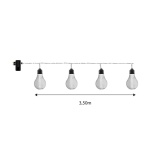 FILAMENT- Lichtgirlande, L350cm, 8 birnenförmige LED...