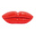 Lèvres 3D, mousse synthétique     Taille: 60x23x12cm    Color: rouge