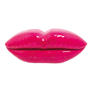 Lippen 3D, aus Styropor     Groesse: 60x23x12cm    Farbe: pink     #