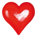 Herz 3D, aus Styropor Größe:40x40x10cm Farbe: rot
