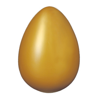 Ei aus Kunststoff     Groesse: 30cm, Ø20cm    Farbe: gold     #
