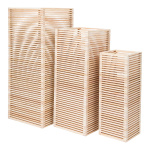 Wooden presenter set of 3 - Material: nested - Color:...