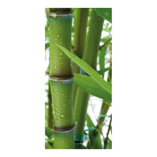 Banner "Bamboo" paper - Material:  - Color: green - Size: 180x90cm