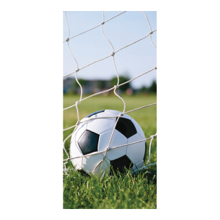 Banner "Football" fabric - Material:  - Color: green/white - Size: 180x90cm