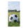 Motivdruck "Fußball", Papier, Größe: 180x90cm Farbe: grün/weiß   #