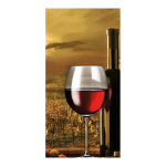 Banner "Wine" paper - Material:  - Color: red -...