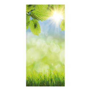 Motivdruck "Spring Grass", Papier, Größe: 180x90cm Farbe: grün/blau   #