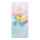 Motif imprimé "Ballons" tissu  Color: bleu/rose Size: 180x90cm