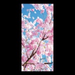 Motif imprimé "Cerisiers en fleurs"...