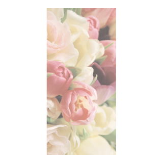 Motif imprimé "Soft Tulips" tissu  Color: coloré Size: 180x90cm