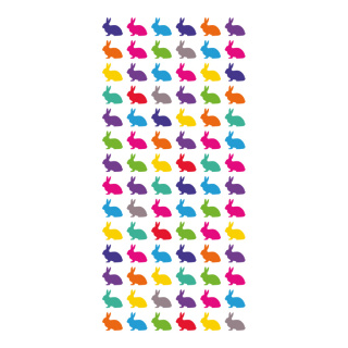 Banner "Colorful rabbits" paper - Material:  - Color: multicoloured - Size: 180x90cm