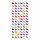 Motif imprimé "Lapins colorés" tissu  Color: coloré Size: 180x90cm