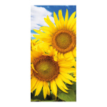 Motivdruck Sonnenblume, Papier, Größe: 180x90cm Farbe:...