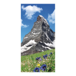 Motivdruck »Matterhorn« Stoff Größe:90x190cm Farbe:  #