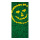 Motif imprimé "Smiley de fleurs" tissu  Color: vert/jaune Size: 180x90cm