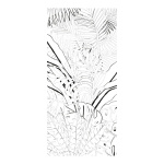  Motivdruck Grafischer Dschungel aus Papier